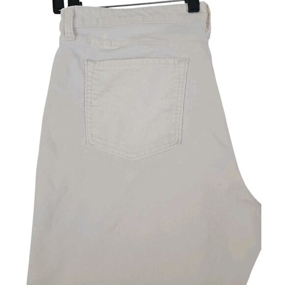 Gap ~Woman Size 14/32R~ Off-White Corduroy Premium Skinny Pants Cotton Blend. - Picture 9 of 14